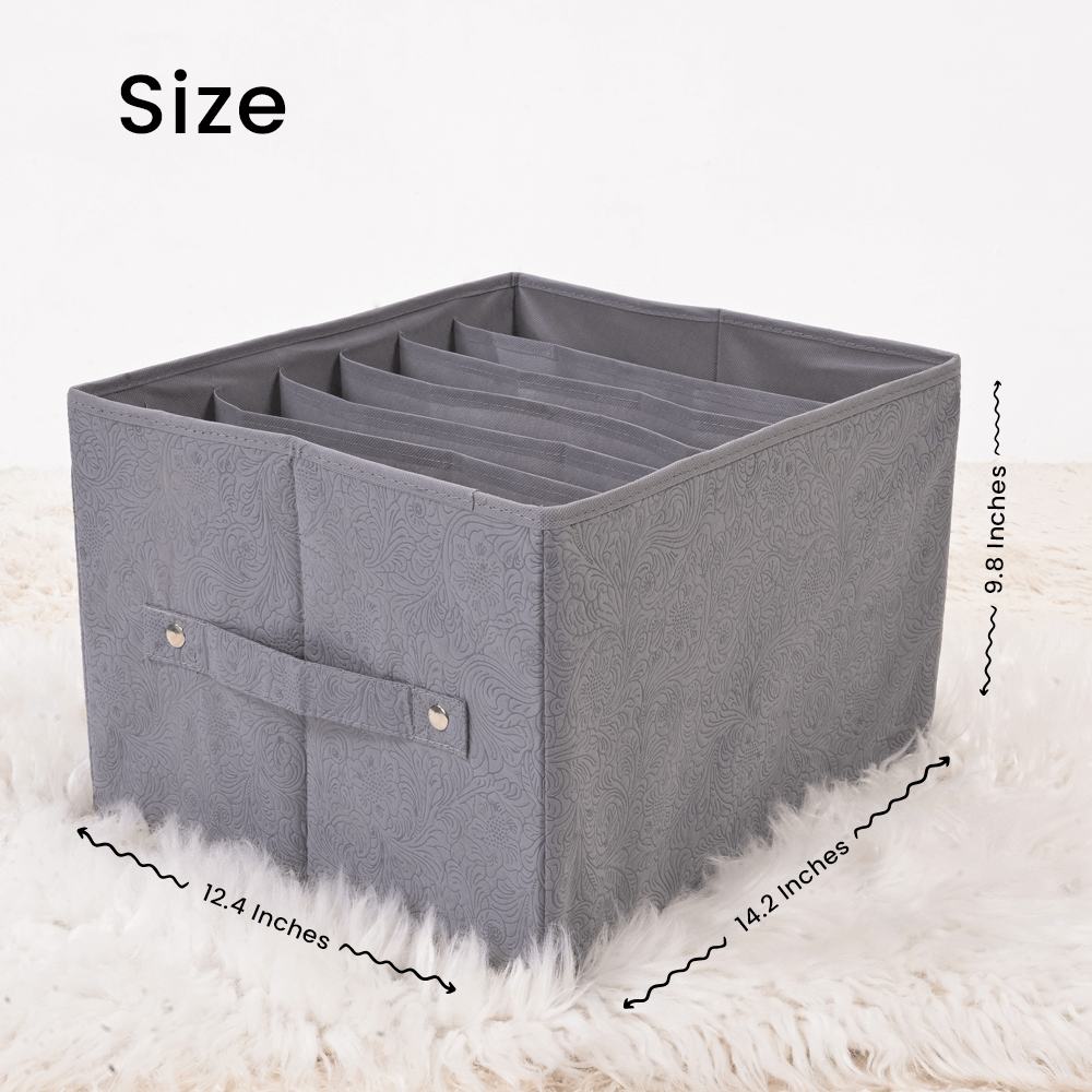 Floral Grey Jeans Organizer