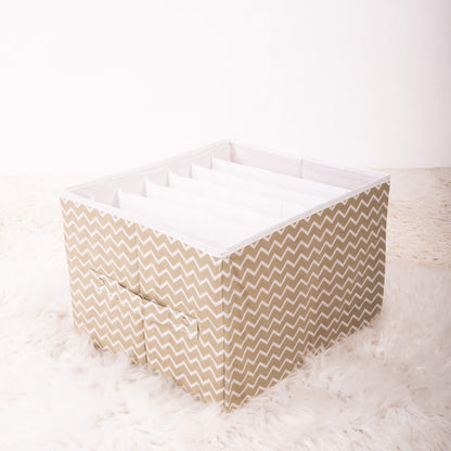 Beige Zig Zag Jeans Organizer