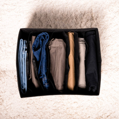 Black Zig Zag Jeans Organizer