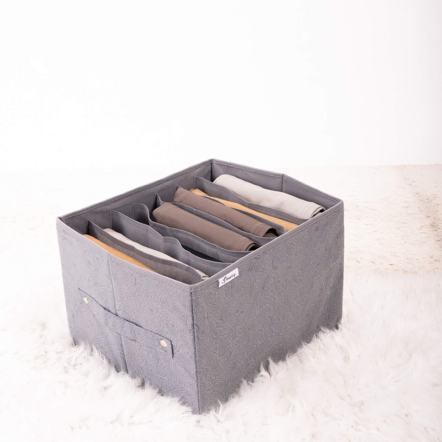 Floral Grey Jeans Organizer